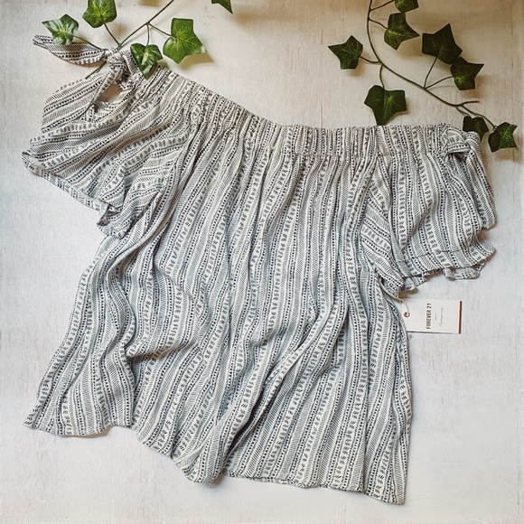 Forever 21 Tops - F21 Off the Shoulder Top